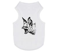 Azeeda 'Screaming Vampire Bat' Pet Dog/Cat T-Shirt, XS (PT00183620)