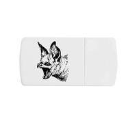 Azeeda 'Screaming Vampire Bat' Pill Box with Tablet Splitter (PI00042308)