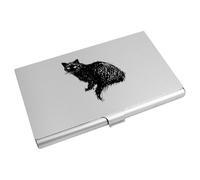Azeeda 'Scruffy Cat Scribble' Business Card Holder/Credit Card Wallet (CH00054907)