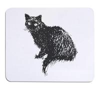 Azeeda 'Scruffy Cat Scribble' Mouse Mat/Desk Pad (MO00045671)