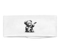 Azeeda 'Scruffy Teddy Bear Playing Guitar' Beauty Head Band/Hair Band (HB00041746)