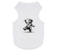 Azeeda 'Scruffy Teddy Rainy Day' Pet Dog/Cat T-Shirt, S (PT00167209)