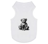 Azeeda 'Scruffy Teddy With Ginger Beer' Pet Dog/Cat T-Shirt, L (PT00167227)