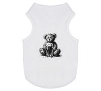 Azeeda 'Scruffy Teddy With Ginger Beer' Pet Dog/Cat T-Shirt, XS (PT00167224)