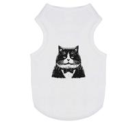 Azeeda 'Scruffy Tuxedo Cat' Pet Dog/Cat T-Shirt, S (PT00153901)