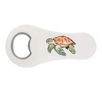 Azeeda 'Sea Turtle Side View' Bottle Opener Fridge Magnet (BO00103162)