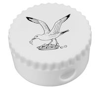Azeeda 'Seagull Stealing Food' Compact Pencil Sharpener (PS00054064)