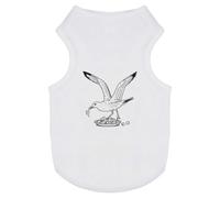 Azeeda 'Seagull Stealing Food' Pet Dog/Cat T-Shirt, M (PT00179718)