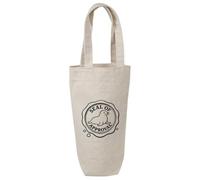 Azeeda 'Seal of Approval' Cotton Wine Bottle Gift/Travel Bag (BL00043350)