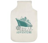 Azeeda 'Search for Adventure' Hot Water Bottle Cover (HW00050417)