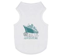 Azeeda 'Search For Adventure' Pet Dog/Cat T-Shirt, L (PT00190031)