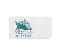 Azeeda 'Search for Adventure' Pill Box with Tablet Splitter (PI00043910)