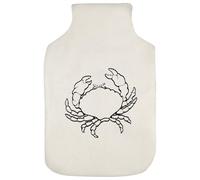 Azeeda 'Seaside Crab' Hot Water Bottle Cover (HW00049173)