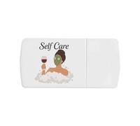 Azeeda 'Self Care Bath' Pill Box with Tablet Splitter (PI00039197)