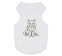 Azeeda 'Selkirk Rex Cat' Pet Dog/Cat T-Shirt, M (PT00180054)
