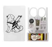Azeeda 'Service Dog Golden Retriever ' Mini Travel Sewing Kit (SE00042608)