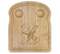 Azeeda 'Service Dog Golden Retriever ' Wooden Breakfast Board (WB00093388)