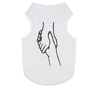 Azeeda 'Shaking Hands' Pet Dog/Cat T-Shirt, M (PT00167550)
