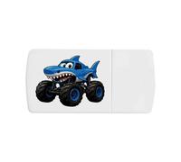 Azeeda 'Shark Monster Truck' Pill Box with Splitter (PI00046546)