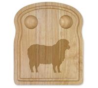 Azeeda 'Sheep Silhouette' Wooden Breakfast Board (WB00093439)