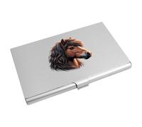Azeeda 'Shetland Pony' Metal Business Card Holder (CH00060003) | Slim Aluminium Credit / ID Card Wallet for Work and Travel