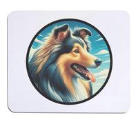 Azeeda 'Shetland Sheepdog Portrait' Mouse Mat/Desk Pad (MO00041175)
