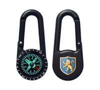 Azeeda 'Shield Crest with Heraldic Lion' Compass Keyring (KC00044751)