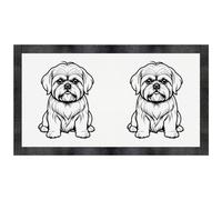 Azeeda 'Shih Tzu Dog' Pet Feeding Mat (PM00035934)