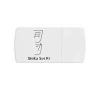 Azeeda 'Shika Sei Ki' Pill Box with Tablet Splitter (PI00043963)