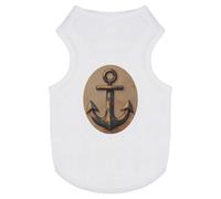 Azeeda 'Ship Anchor' Pet Dog/Cat T-Shirt, M (PT00147266)