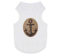 Azeeda 'Ship Anchor' Pet Dog/Cat T-Shirt, S (PT00147265)
