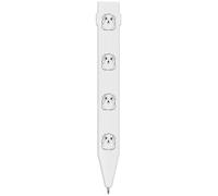 Azeeda 'Shocked Guinea Pig' Flat Magnetic Pen (MP00042128) | Fridge / Whiteboard Writing Tool for Notes, Lists and Reminders