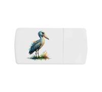 Azeeda 'Shoebill Stork' Pill Box with Splitter (PI00046415)