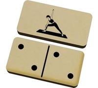 Azeeda 'Side Angle Yoga Pose' Domino Set & Box (DM00056011)