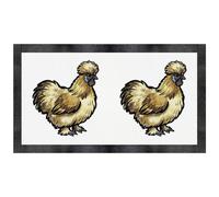 Azeeda 'Silkie Chicken' Pet Feeding Mat (PM00034554)