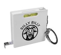 Azeeda 'Silly Billy Goat' Keyring Tape Measure/Spirit Level Tool (KM00048747)
