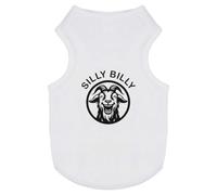 Azeeda 'Silly Billy Goat' Pet Dog/Cat T-Shirt, S (PT00174785)