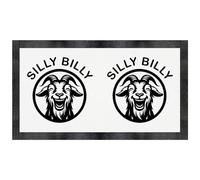 Azeeda 'Silly Billy Goat' Pet Feeding Mat (PM00034984)