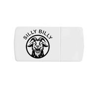 Azeeda 'Silly Billy Goat' Pill Box with Tablet Splitter (PI00040098)