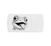 Azeeda 'Silly Gecko' Pill Box with Splitter (PI00046603)