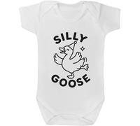 Azeeda 'Silly Goose' Baby Grow - White, 0-3m (GR00163548)