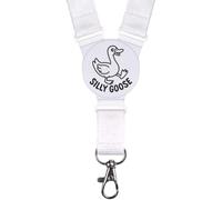 Azeeda 'Silly Goose' Lanyard/Neck Strap (LY00040752) | Badge Holder for Work, School, Events, Keys and ID Cards