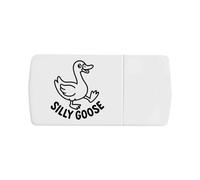 Azeeda 'Silly Goose' Pill Box with Tablet Splitter (PI00037815)