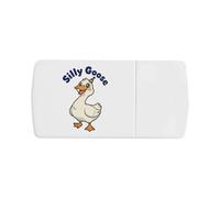 Azeeda 'Silly Goose' Pill Box with Tablet Splitter (PI00039348)