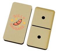 Azeeda 'Silly Sausage' Domino Set & Box (DM00052255)