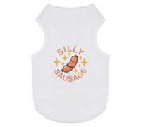 Azeeda 'Silly Sausage' Pet Dog/Cat T-Shirt, XS (PT00167256)