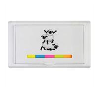 Azeeda 'Silly Sheep Antics' Sticky Note Ruler Pad (ST00046517)