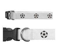 Azeeda 'Simple Football Icon' Dog Collar - White, S (PR00085465)