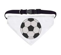 Azeeda 'Simple Football Icon' Pet Bandana - White, L (PD00085516)