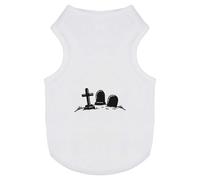 Azeeda 'Simple Graveyard ' Pet Dog/Cat T-Shirt, L (PT00188083)
